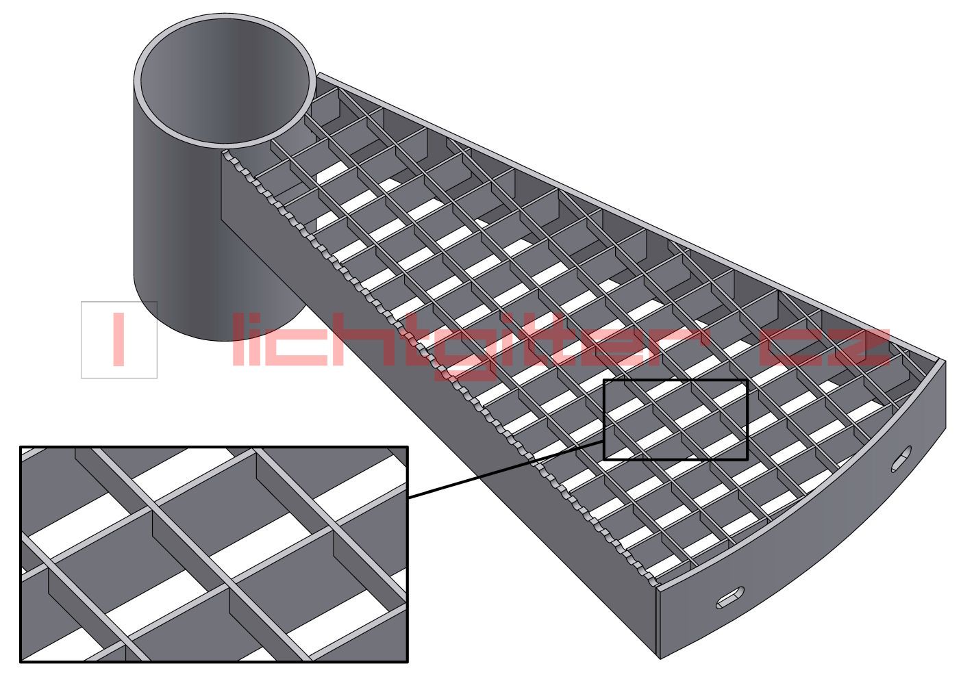 Typ 1 - rošt s okem 33x33 - základní typ